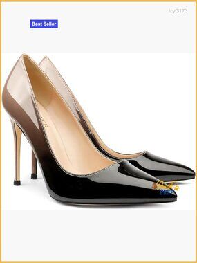 4" Stiletto Pumps Pointy Toe Wedding Dress Shoes Slip On
